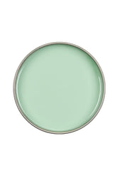 Top view of an open can of Satin Smooth Aloe Vera Wax featuring its creamy light green color